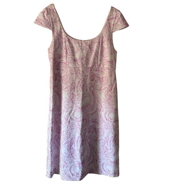 Lilly Pulitzer Embroidered Laurent Dress Purple Quartz Swirl Size 10 New $178 - Picture 1 of 8